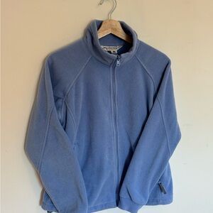 SOLD Columbia Blue Zip Up Fleece Jacket